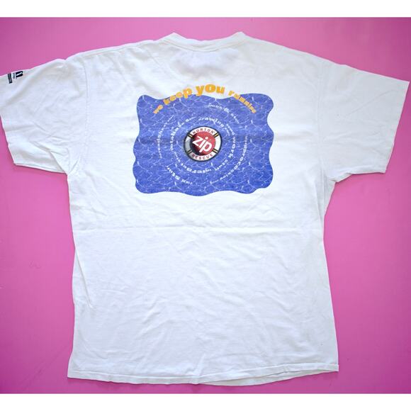 Vintage 90s Oneita Iomega ZIP Drive Floppy Disk Tee Mens XL - Picture 1 of 4